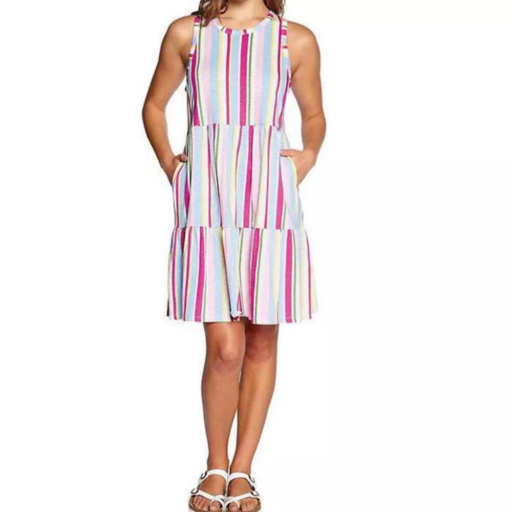 Gap stripe colorful summer dress
